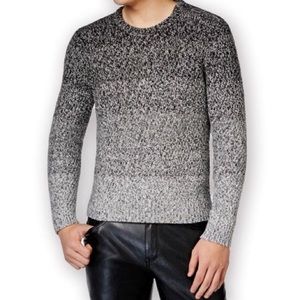 I.N.C. Ombre Knit Sweater, Black/White